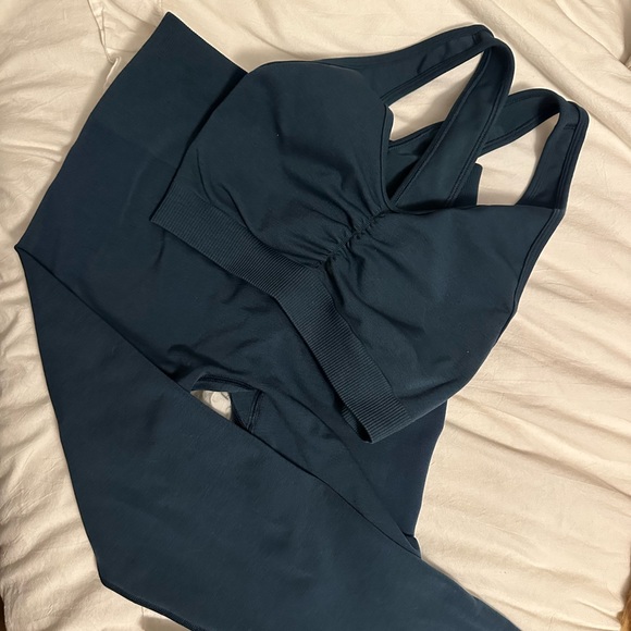 Alphalete Pants - Alphalete Amplify Set - Midnight